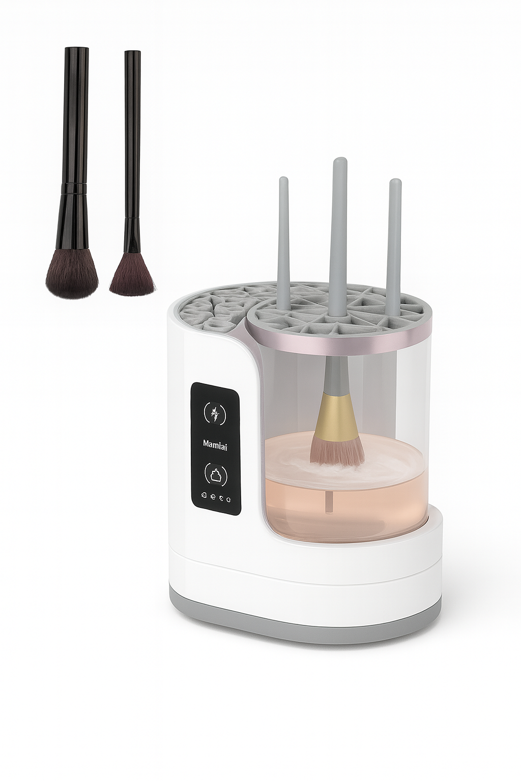 GlowClean Pro – 2-in-1 Automatic Makeup Brush Cleaner